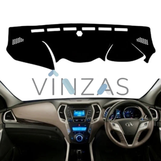 Premium Car Dashboard Mat For Hyundai Santa Fe 2013 To 2018