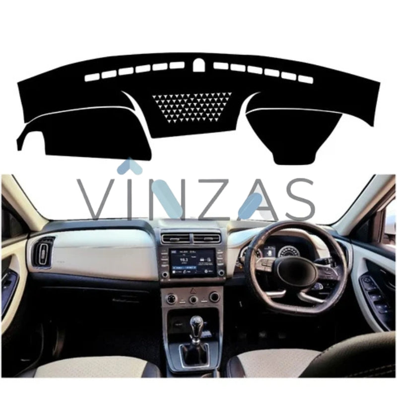 Premium Car Dashboard Mat For Hyundai Creta 2019-2024