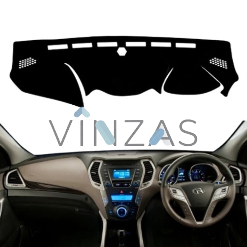 Premium Car Dashboard Mat For Hyundai Santa Fe 2013 To 2018